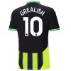 Maillot de Supporter Manchester City Grealish 10 Extérieur 2024-25 Pour Homme